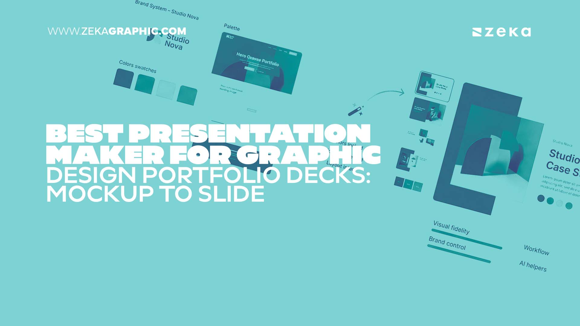 Best Presentation Maker for Graphic Design Portfolio Decks_ Mockup to Slide