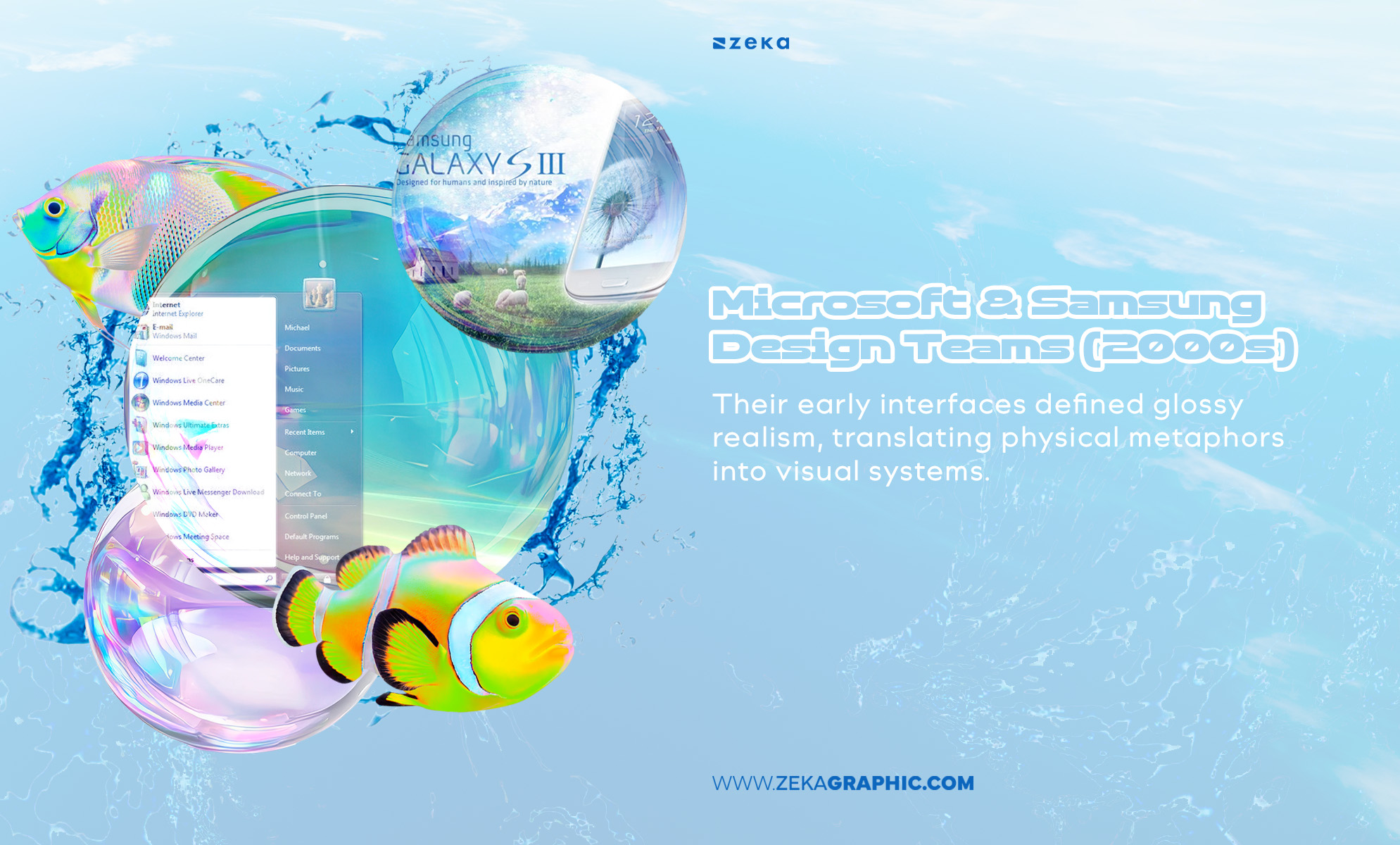 Frutiger Aero Key Figures and Influences Microsoft & Samsung Design Teams