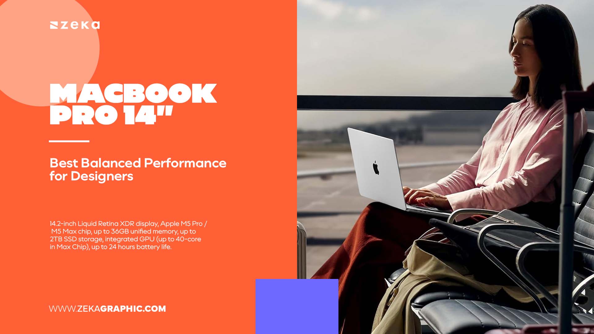 MacBook Pro 14” (Best Balanced Performance for Designers)