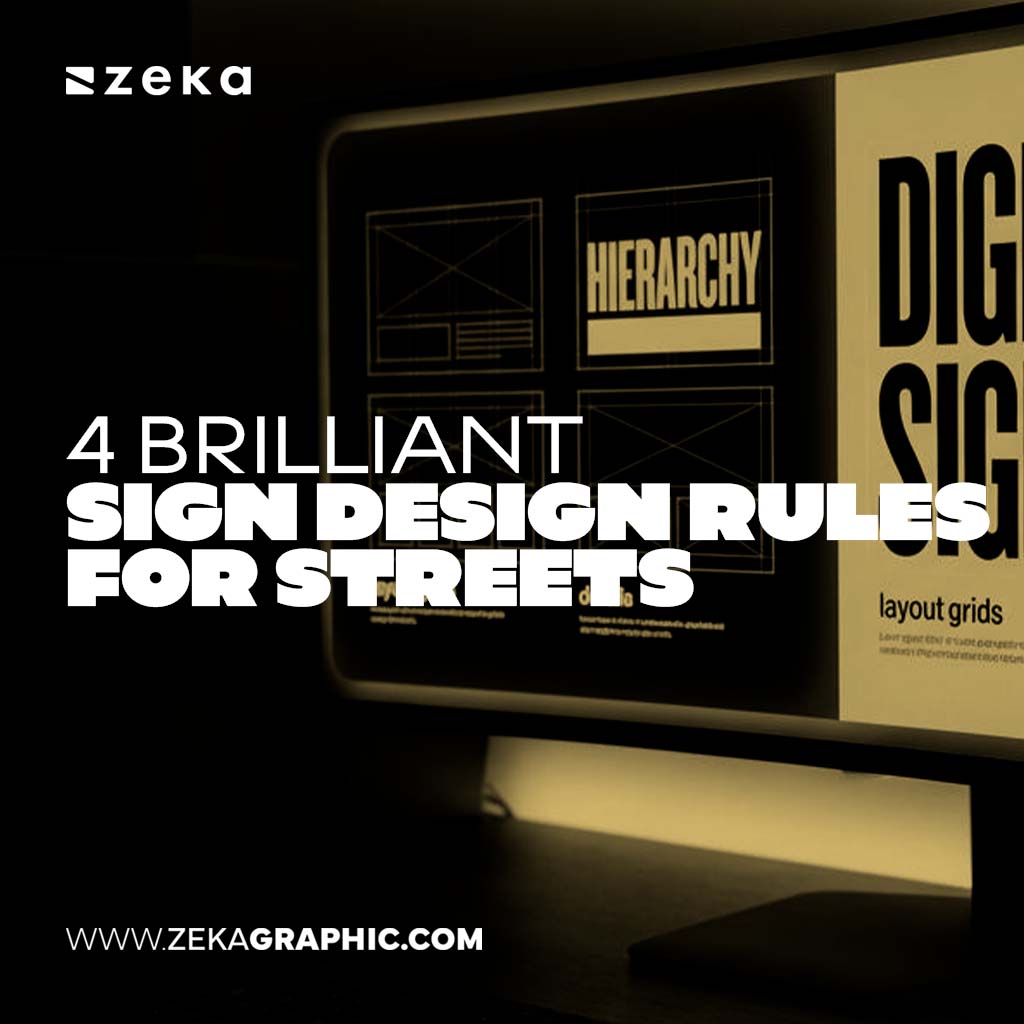 Outdoor Sign Designs 4 Simple Rules