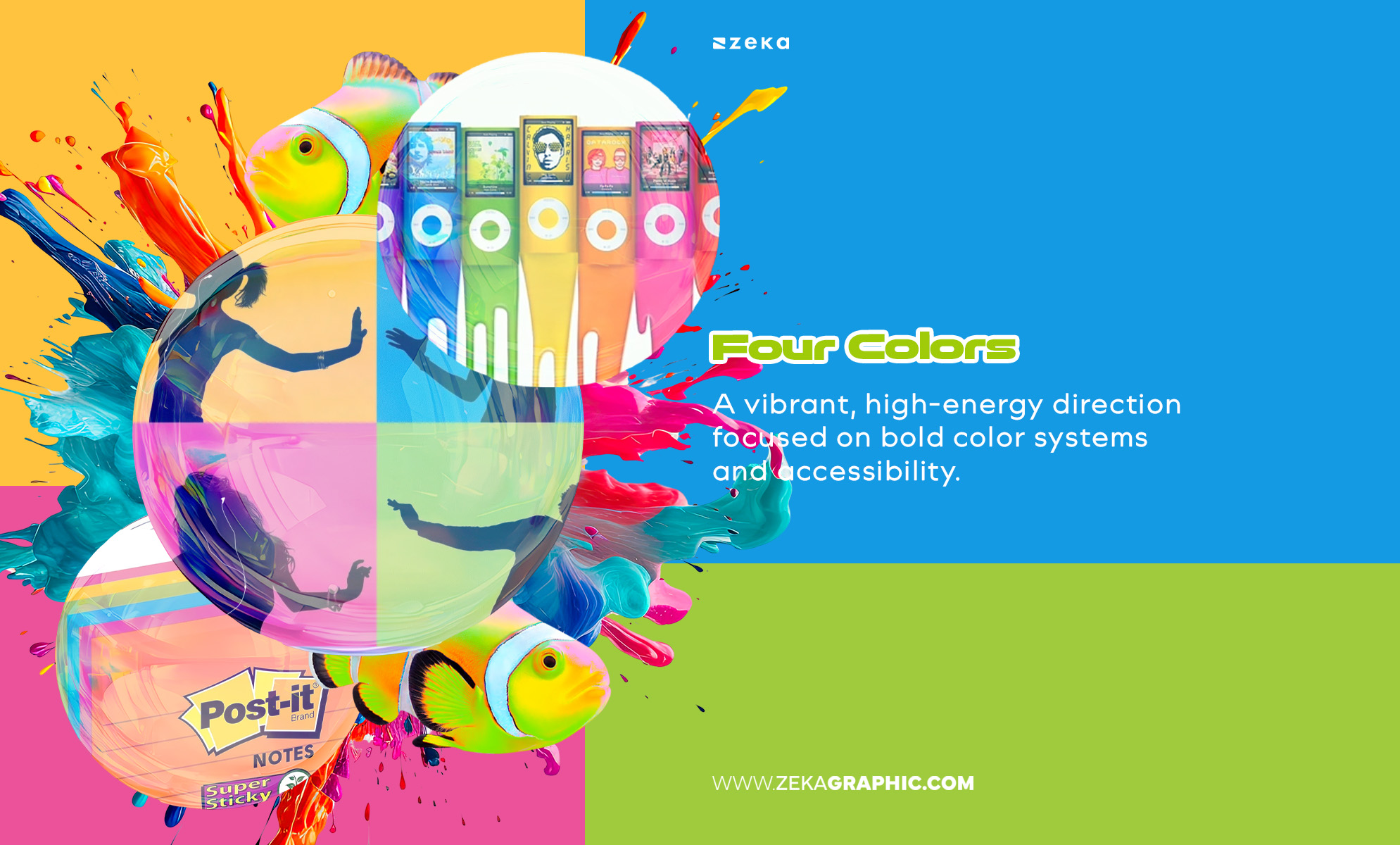 Types of Frutiger Aero Four Colors