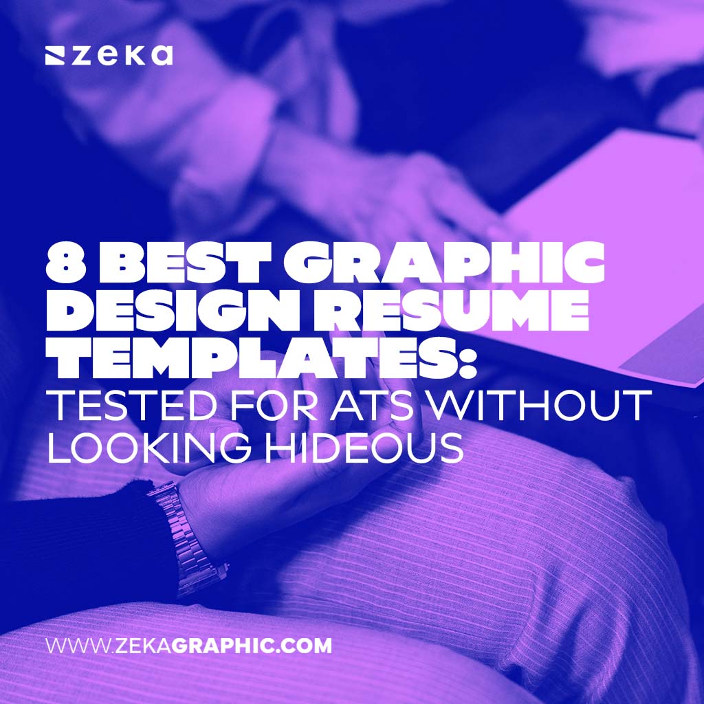 8 Best Graphic Design Resume Templates