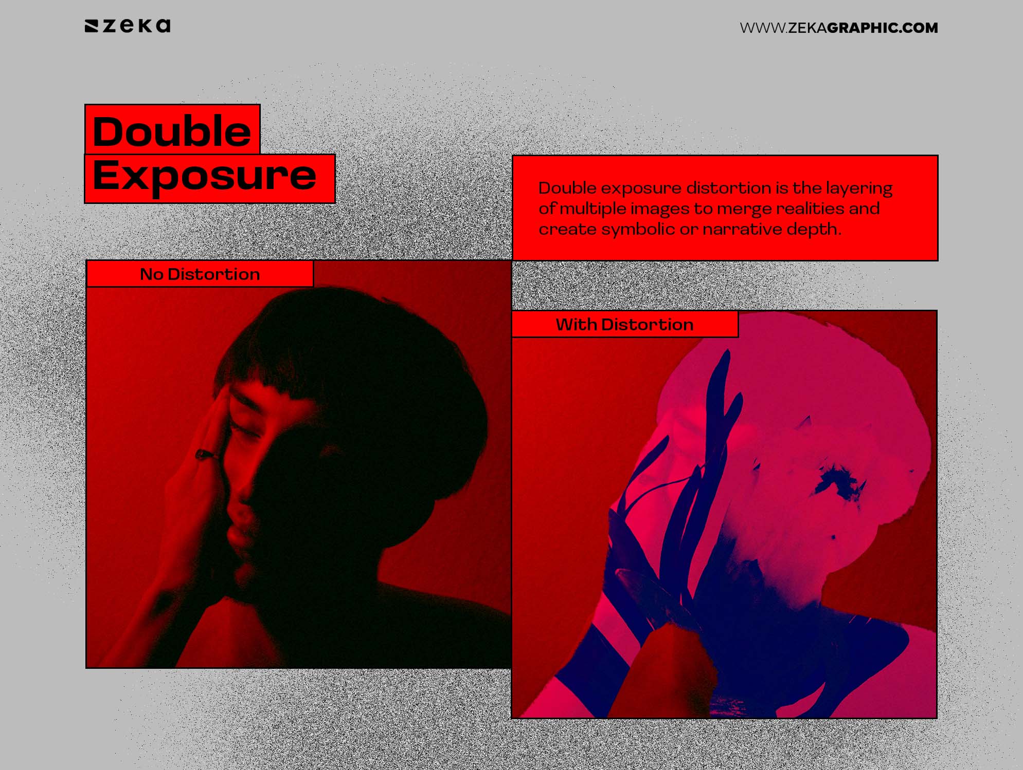 Double Exposure Distortion