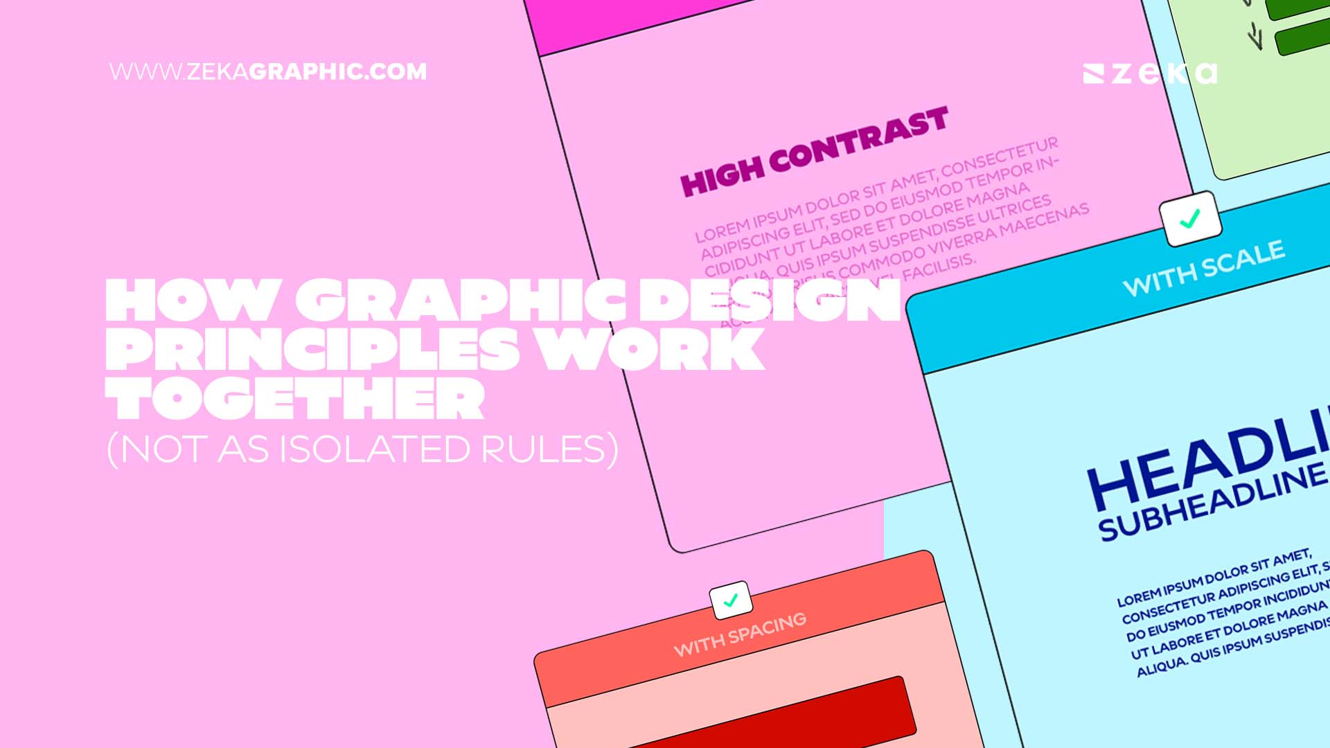 How Graphic Design Principles Work Together (Not as Isolated Rules)