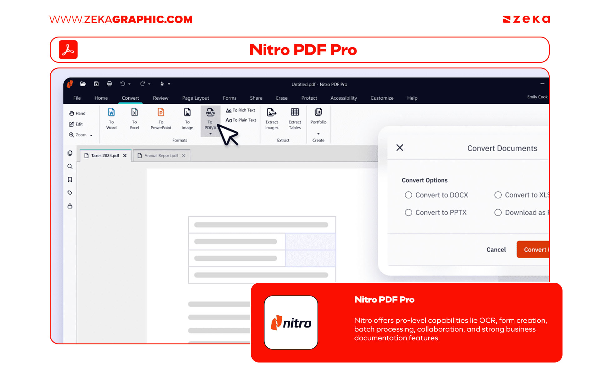 best Adobe Acrobat Alternatives Nitro PDF Pro