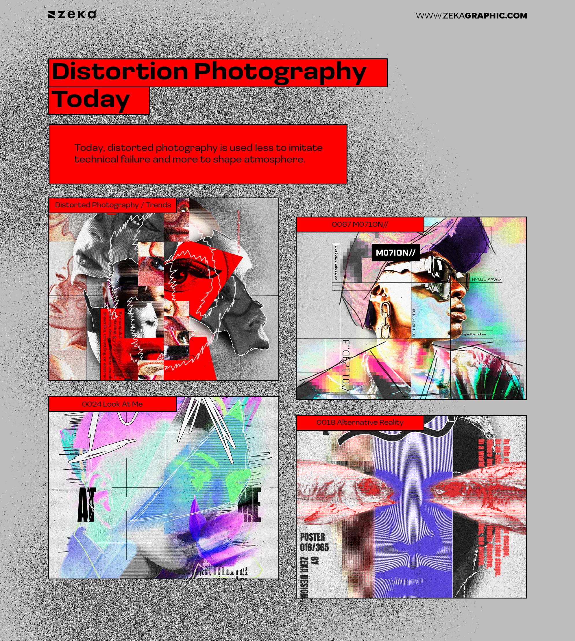 distorted photography in graphic design today