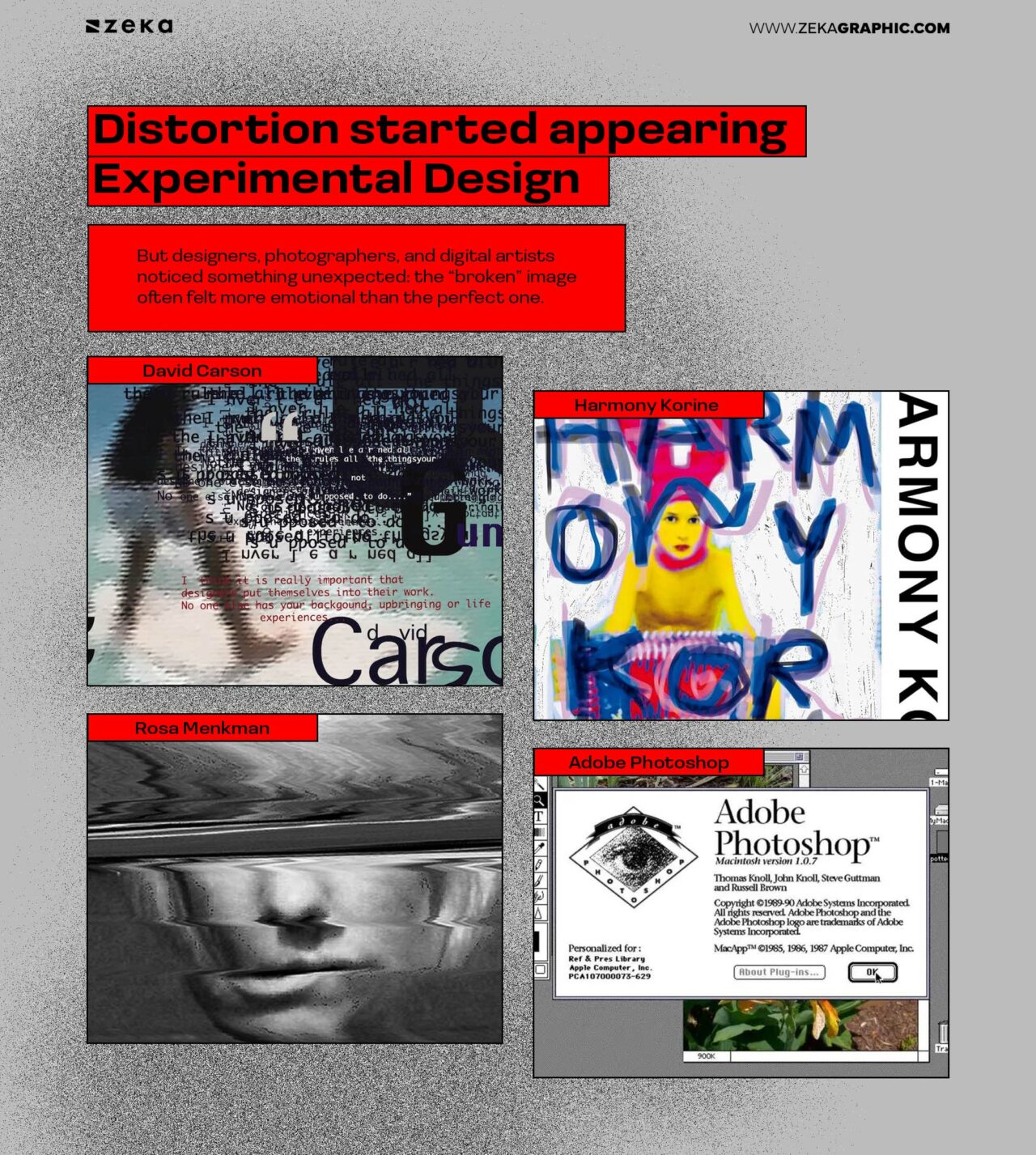 Distorted Images Layout Distorted Photography in Graphic Design: Glitch, Blur, and Emotional ...