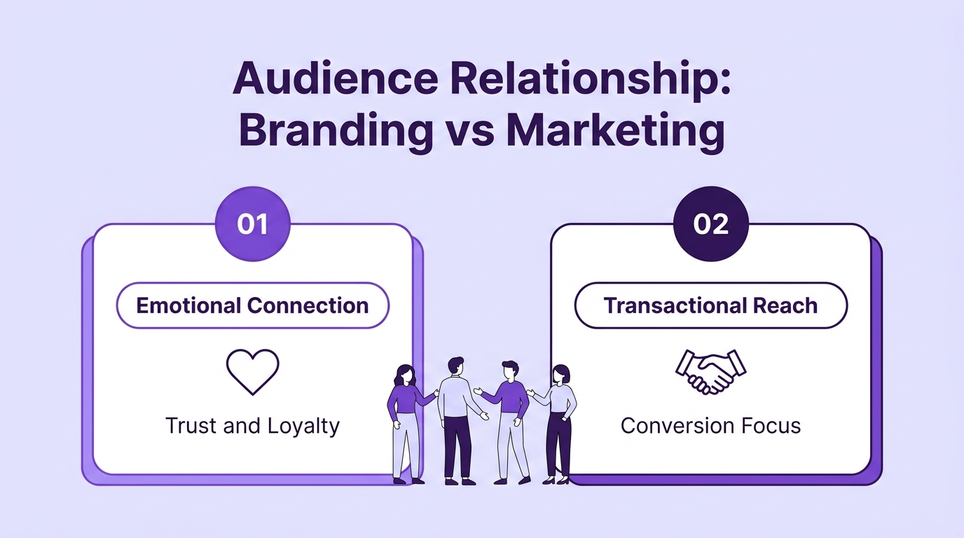 04 Branding Strategy vs Marketing Strategy - Audience Relationship