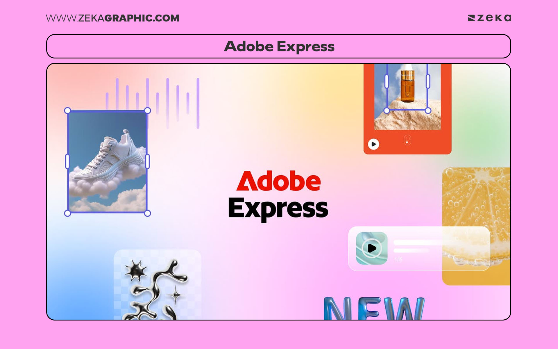 Adobe Express – Best for Professional-Grade Free Logos