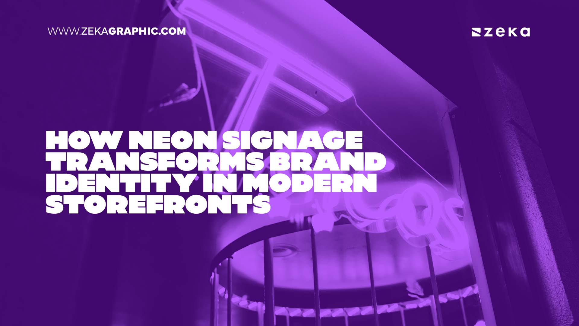 How Neon Signage Transforms Brand Identity in Modern Storefronts