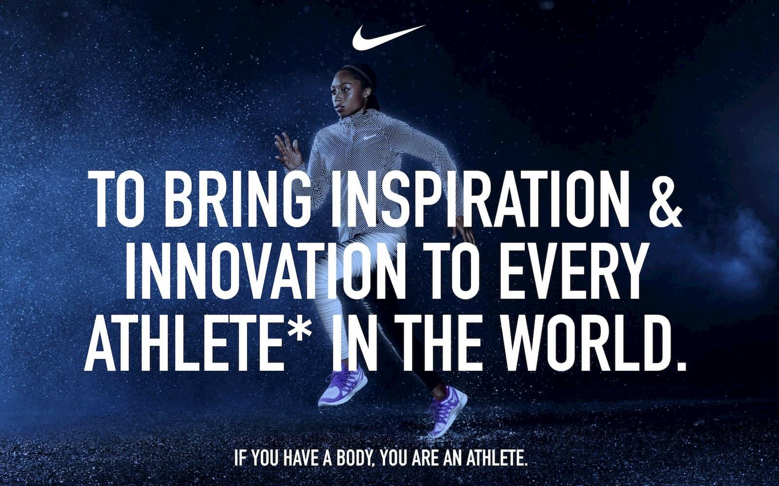 Nike Bring Inspiration and Innovation to Every Athlete in the World