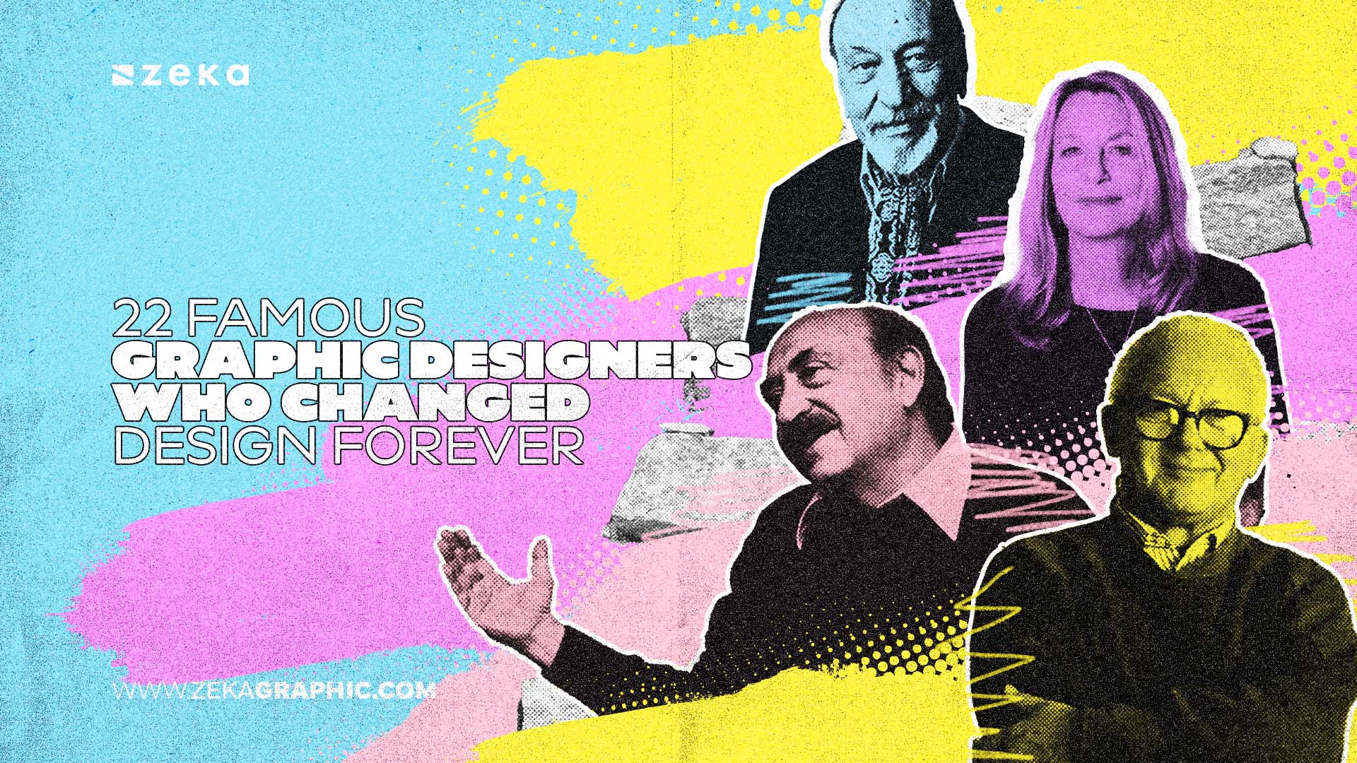22 Famous Graphic Designers Who Changed Design Forever