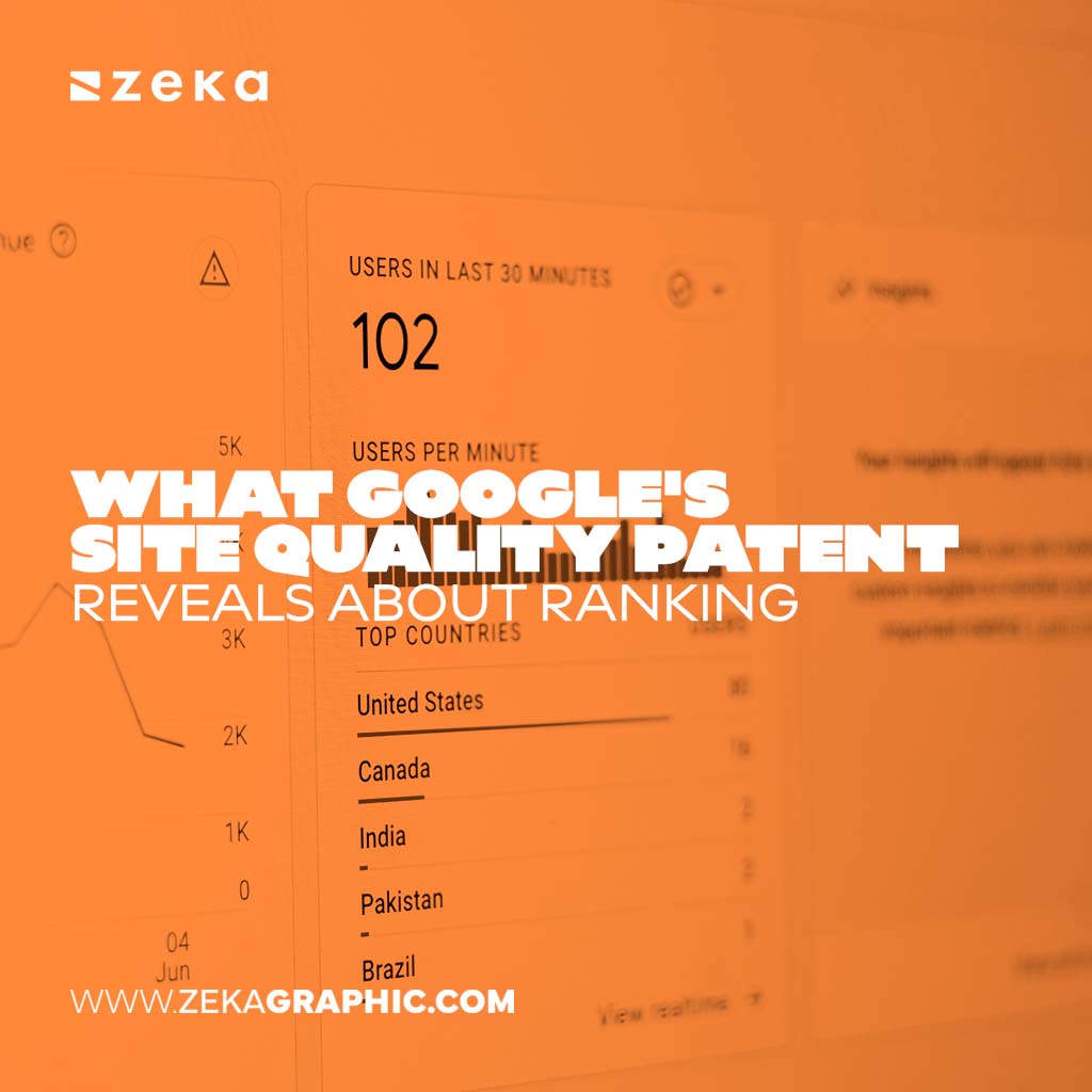 Google's Site Quality Patent Reveals About Ranking