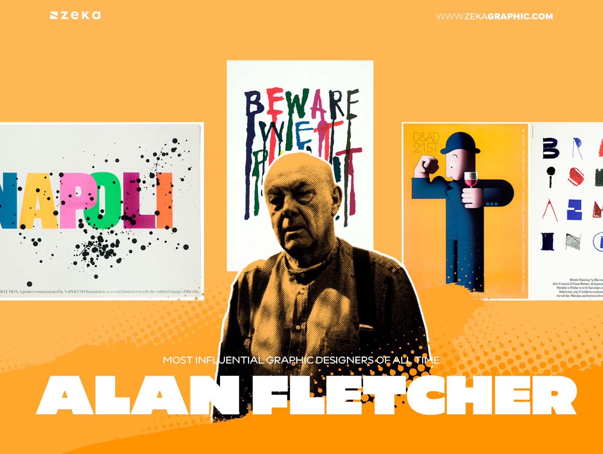 Most Influential Graphic Designers Alan Fletcher