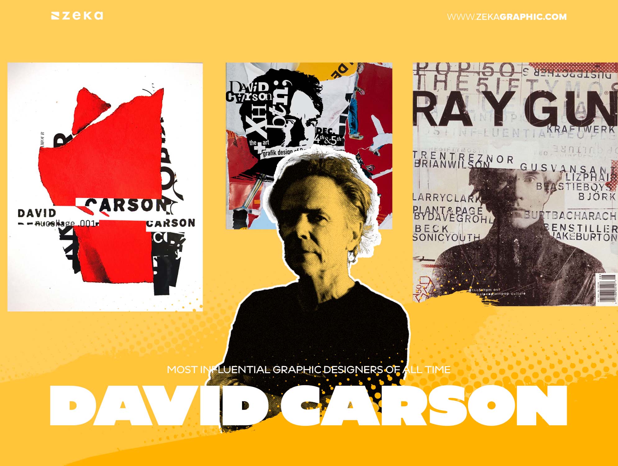 Most Influential Graphic Designers David Carson