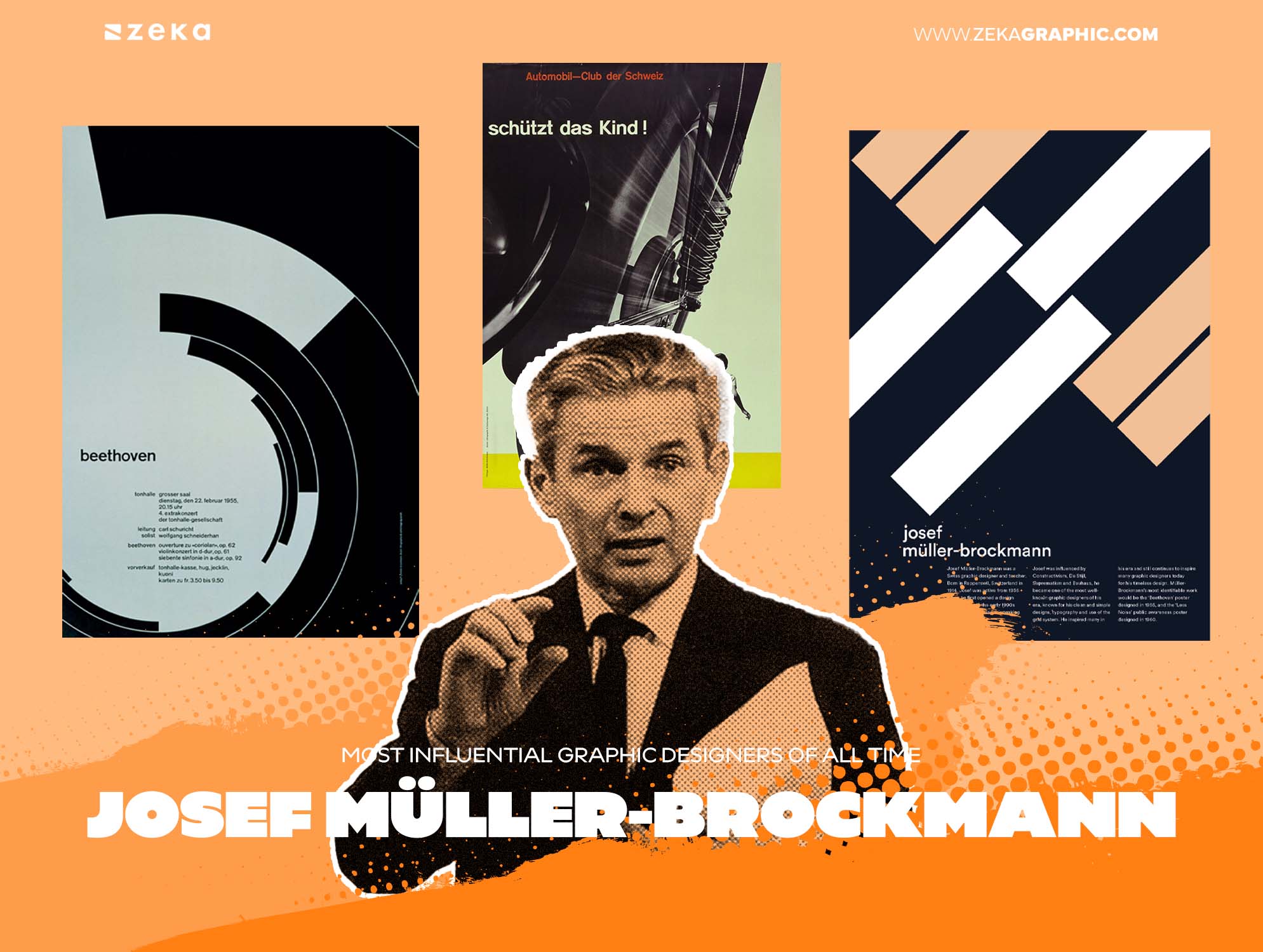 Most Influential Graphic Designers Josef Müller-Brockmann