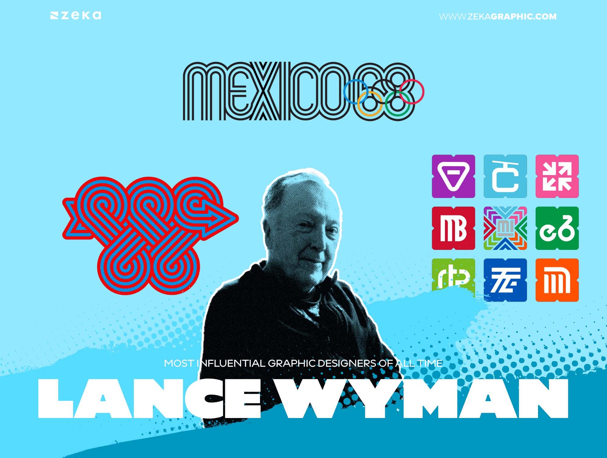 Most Influential Graphic Designers Lance Wyman