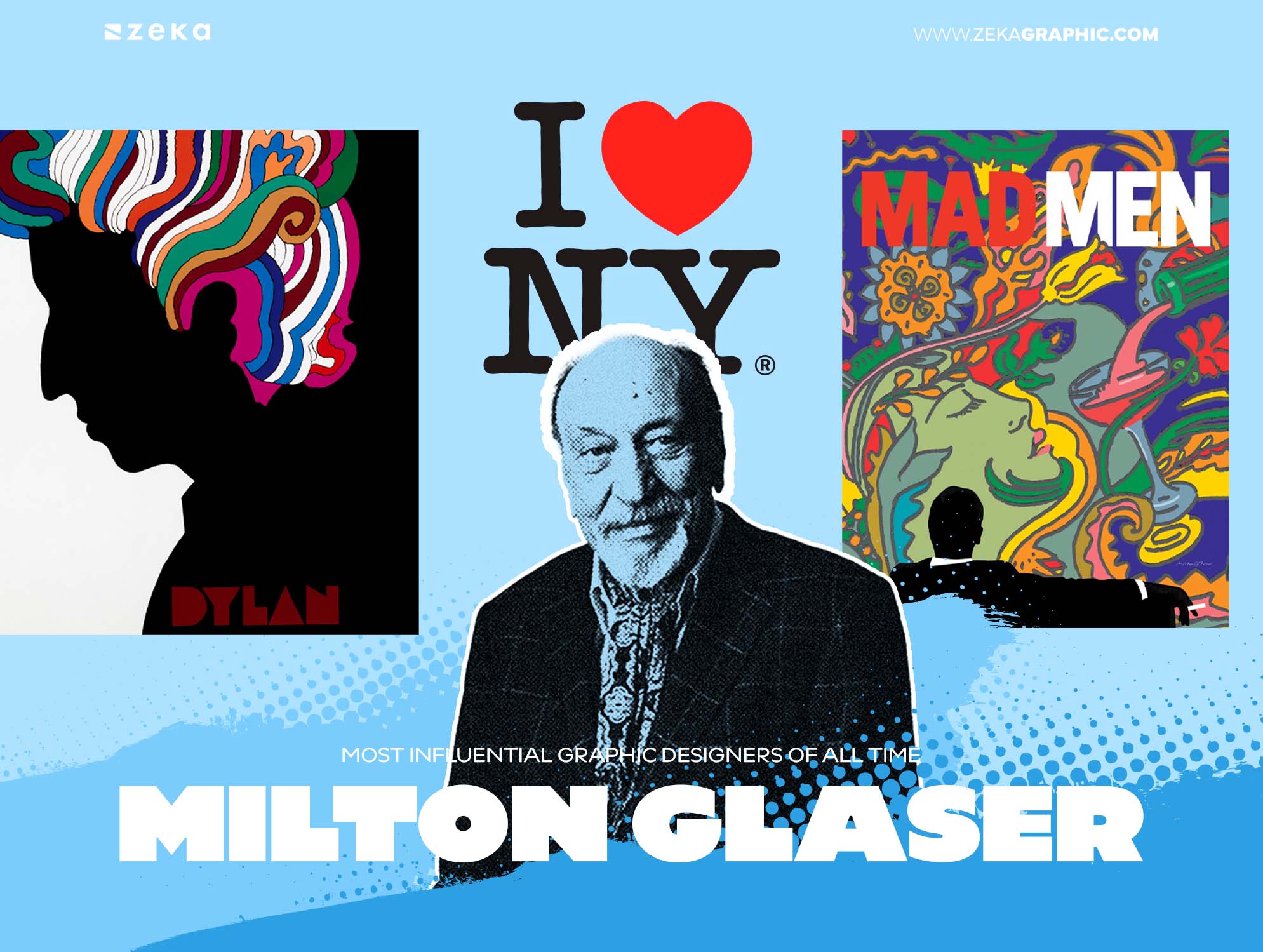 Most Influential Graphic Designers Milton Glasser