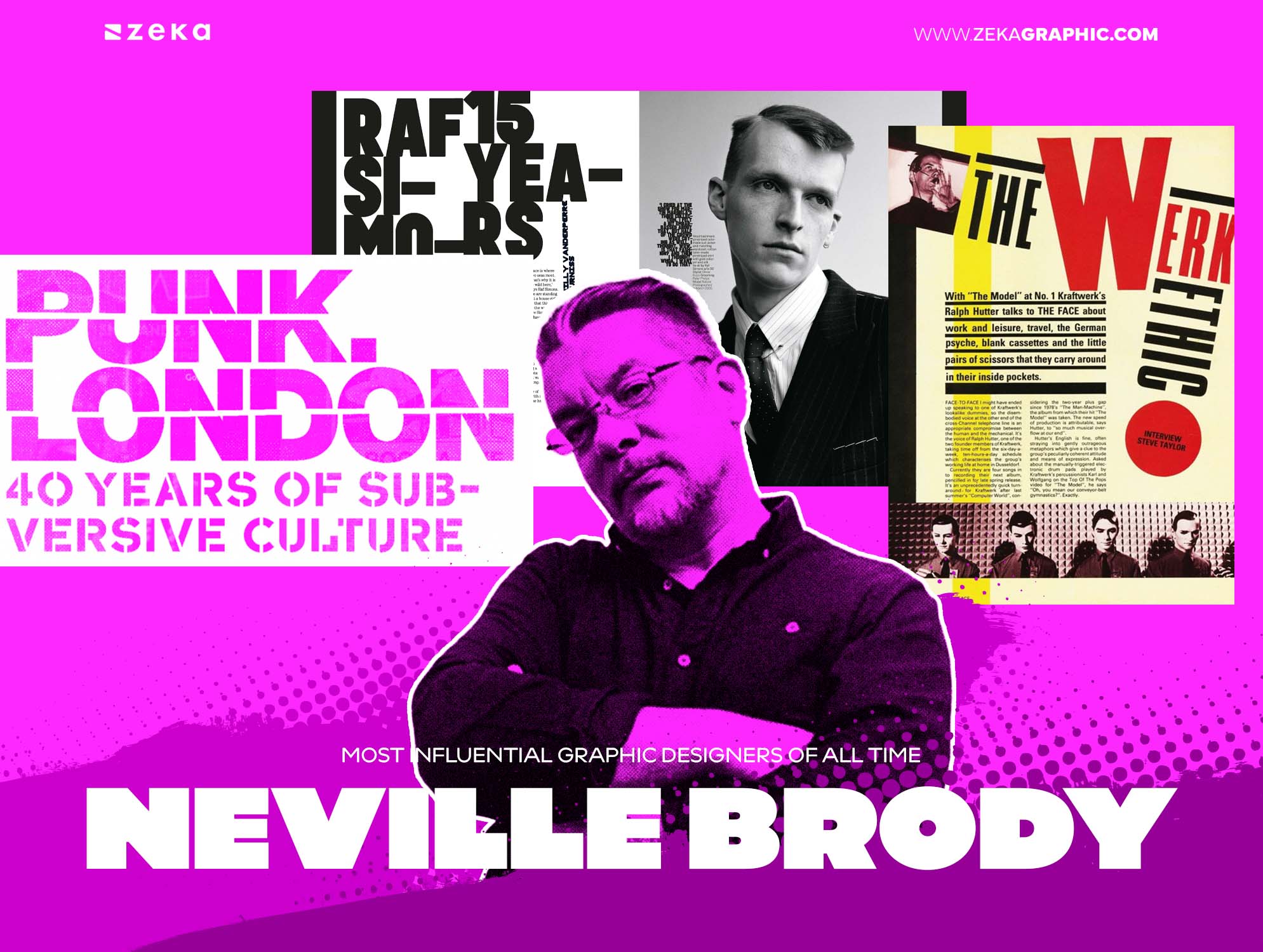 Most Influential Graphic Designers Neville Brody
