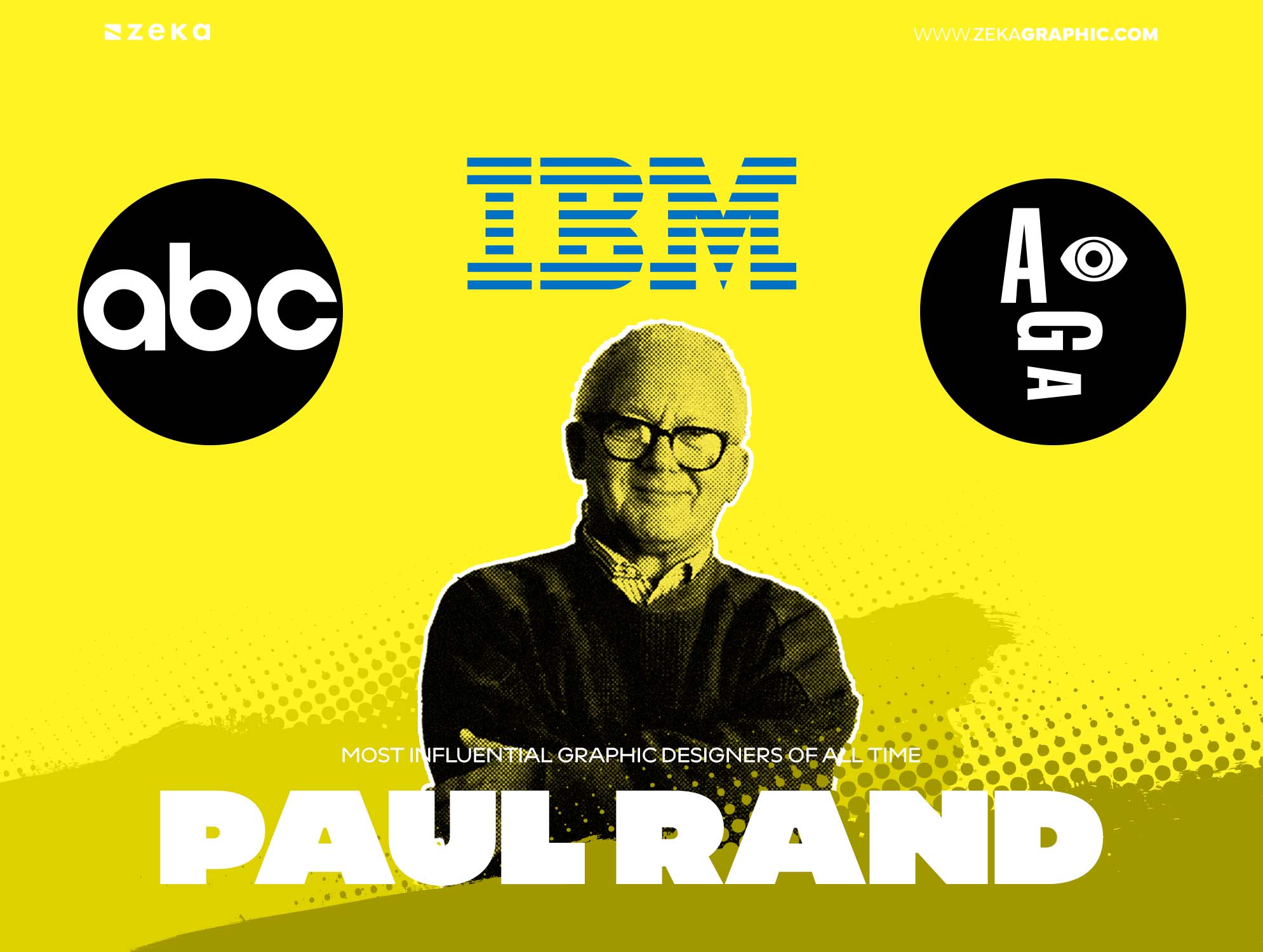 Most Influential Graphic Designers Paul Rand