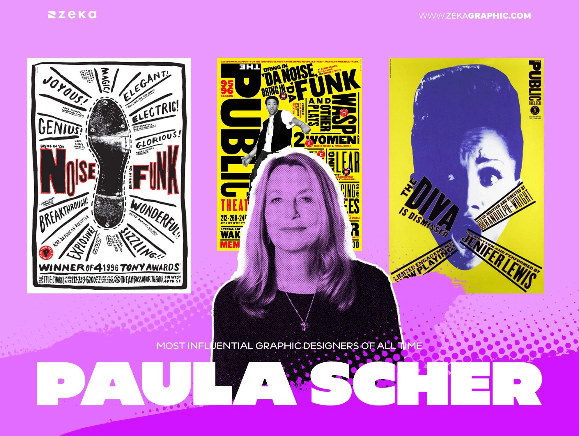 Most Influential Graphic Designers Paula Scher