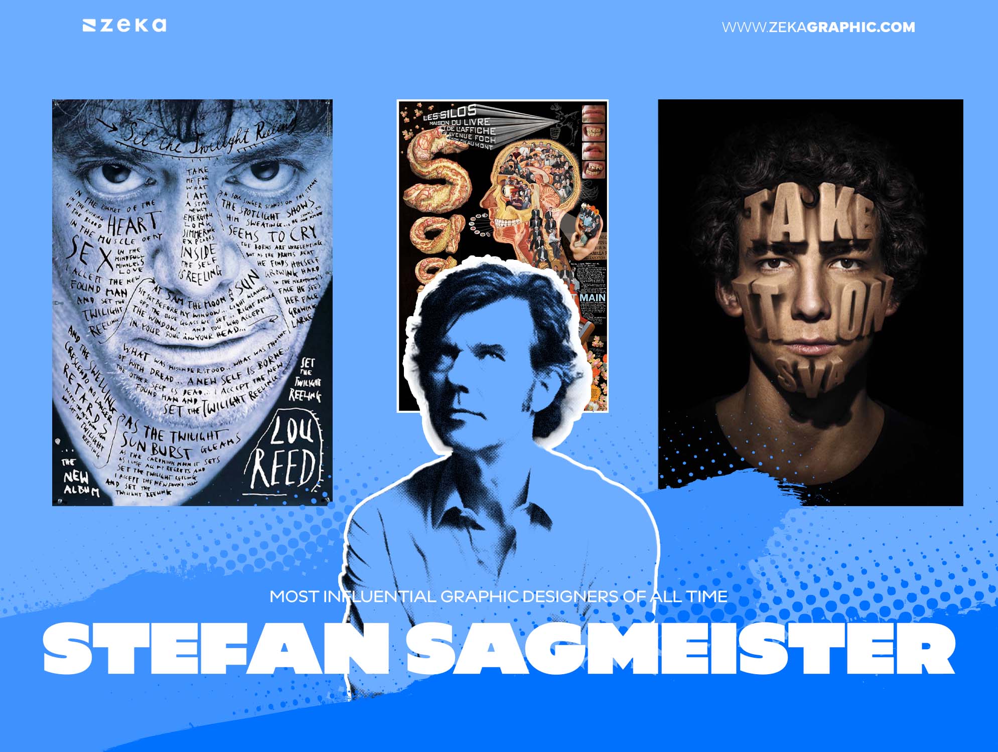 Most Influential Graphic Designers Stefan Sagmeister