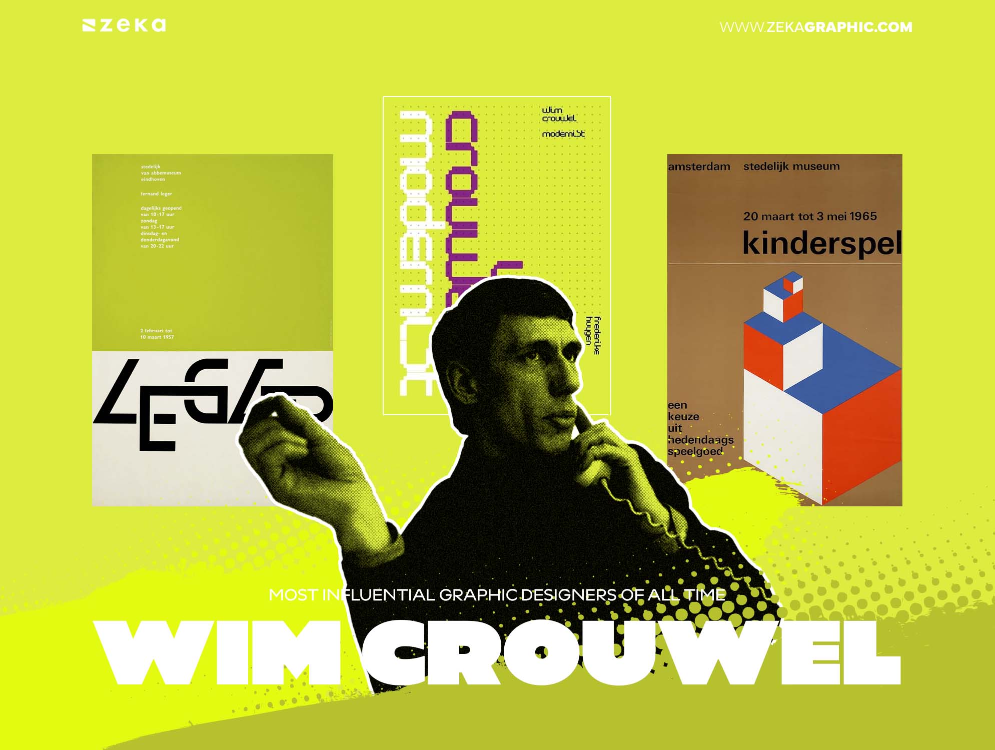 Most Influential Graphic Designers Wim Crouwel