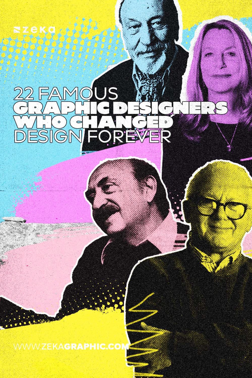 22 Famous Graphic Designers Who Changed Design Forever