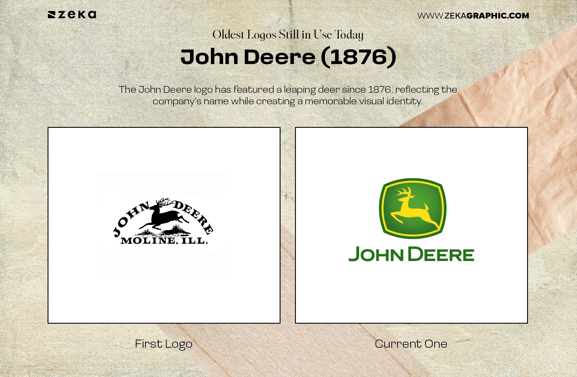 John Deere (1876) — The Leaping Deer