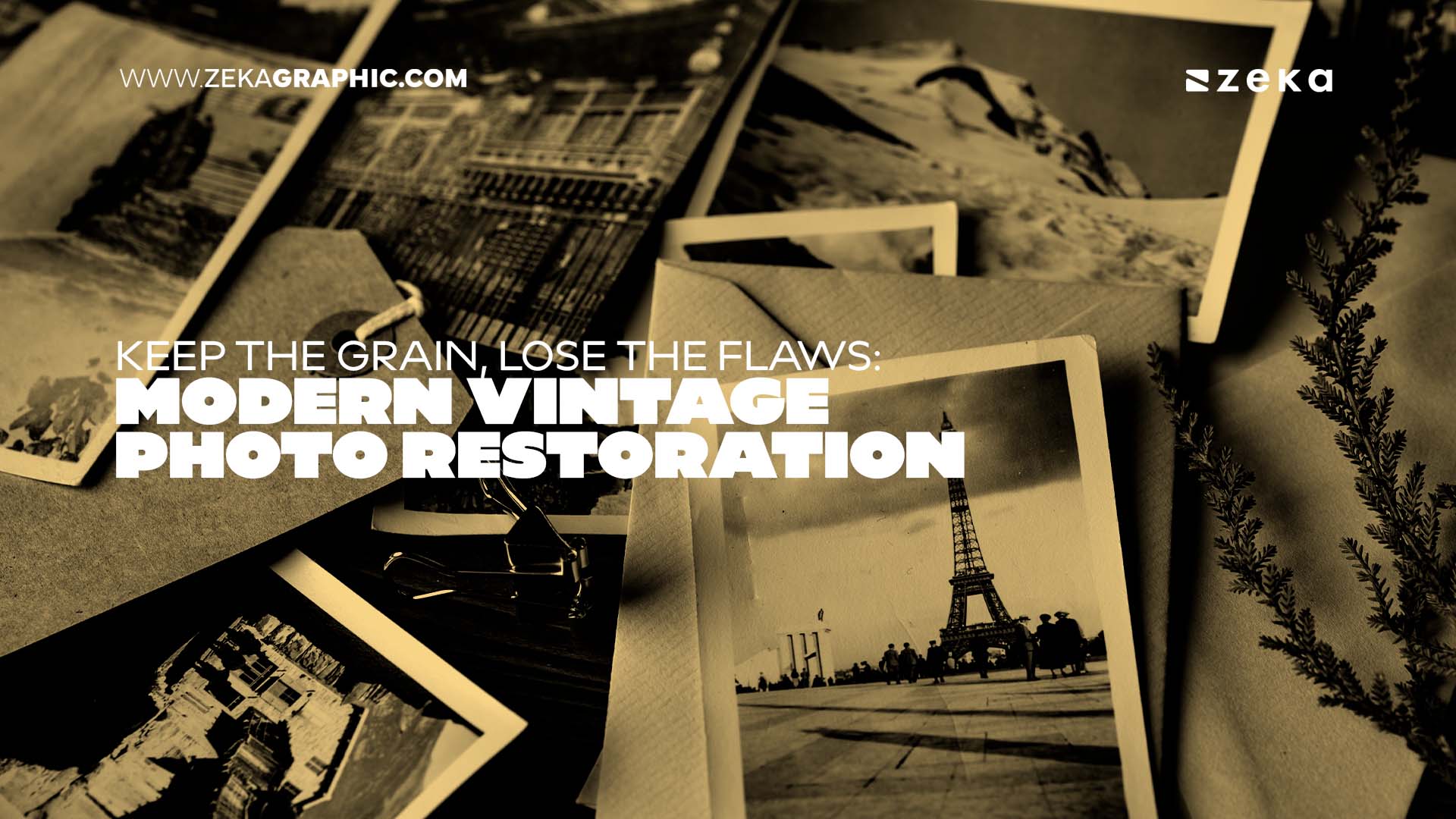 Keep the Grain, Lose the Flaws_ Modern Vintage Photo Restoration