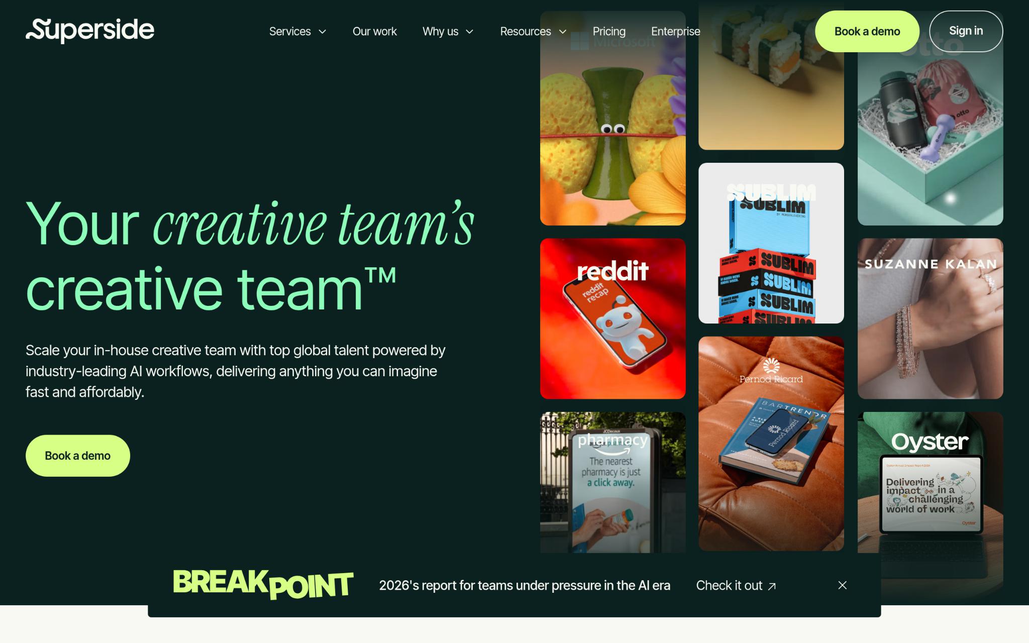 Superside Best for Enterprise-Scale Presentation Design and Creative Services
