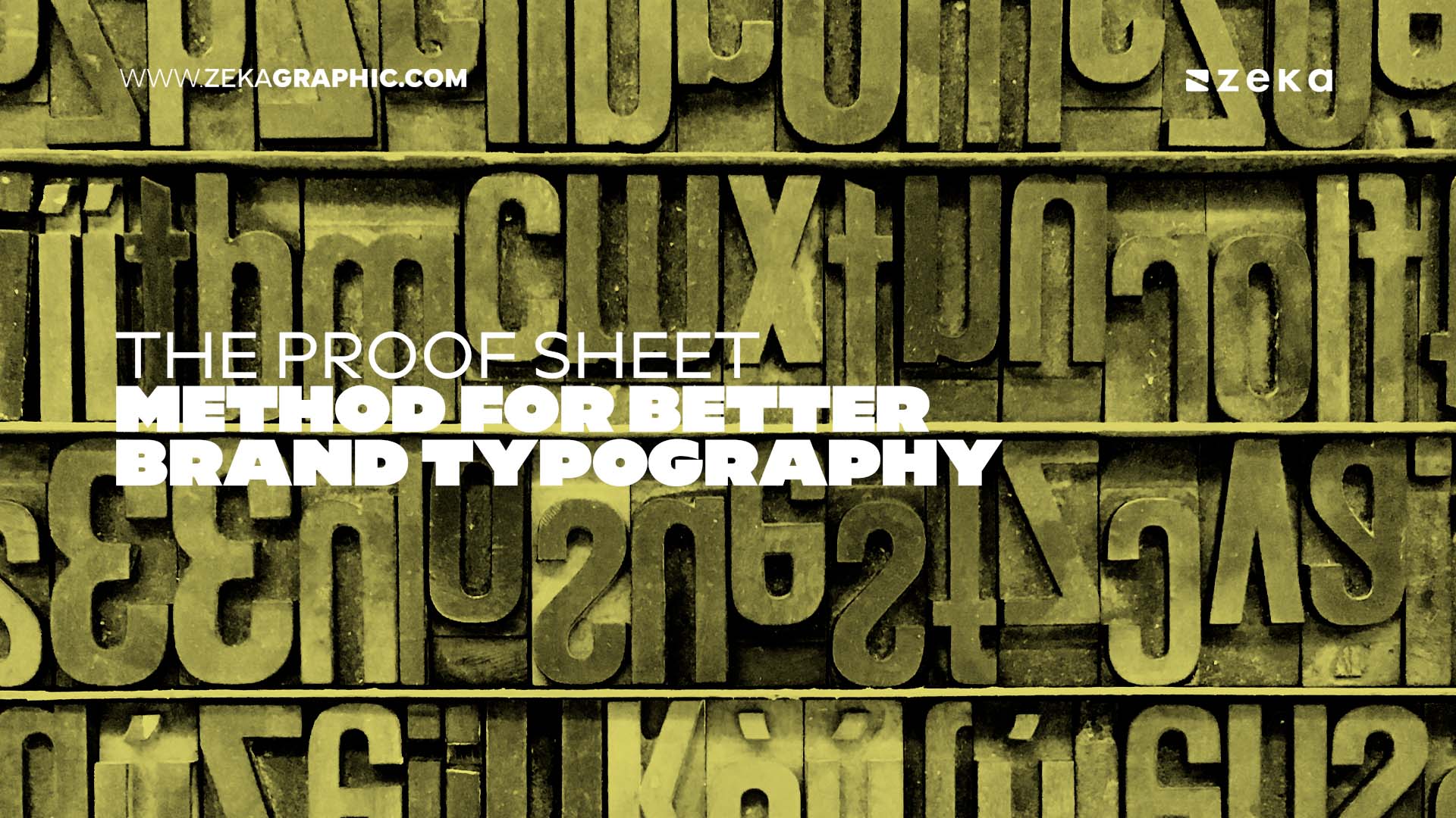 The Proof Sheet Method for Better Brand Typography